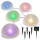 Garthen Oświetlenie solarne, półkula zmieniająca kolor, 5 sz
