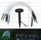 Lampki solarne ogrodowe łukowe LED - 8 szt.