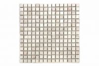 Mozaika marmurowa Garth na siatce kremowa 1m2