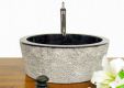 DIVERO Umywalka nablatowa z naturalnego kamienia Palermo