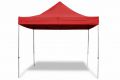 Pawilon ogrodowy Profi rozkładany 3 x 3 m - czerwony 2 ściany