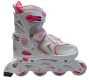 Dziewczęce łyżwy z wymiennym podwoziem 2 w 1 - rozmiar 33 - 36