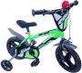 Rower dziecięcy Dino 12" zielony