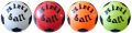 Piłka we wzór MINI BALL -  średnica 140 mm