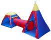 Zestaw dla dzieci - 2 namioty z tunelem łączącym