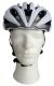 Kask rowerowy rozmiar L - srebrny