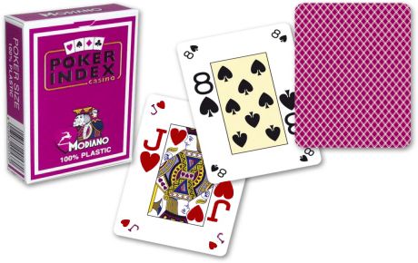Modiano Mini 4 rogi  karty - Fioletowe