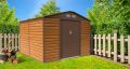 Domek ogrodowy G21 GAH 884 - 277 x 319 cm, brązowy