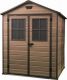 Domek ogrodowy Keter Scala 6 x 8 jasnobrązowy