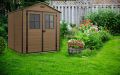 Domek ogrodowy Keter Scala 6 x 8 jasnobrązowy