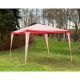 Namiot ogrodowy - czerwony 3 x 3 m + 4 ściany boczne