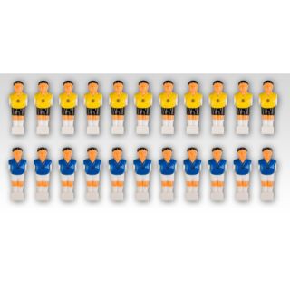 Komplet piłkarzyków 2 x 11 dwie drużyny