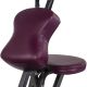 Krzesło fotel do masażu MOVIT składany bordowy