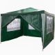 Pawilon ogrodowy Party 3 x 3 m zielony 4 ścianki