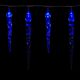Świąteczne sople dekoracyjne - 40 diod LED, niebieski