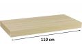 Półka ścienna STILISTA Volato w kolorze jasnego drewna110cm