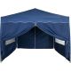 Automatyczny pawilon ogrodowy 3x3m + 4 ścianki, niebieski