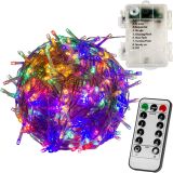 Świąteczne LED oświetlenie - 10 m, 100 LED, kolorowe