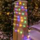 Słoneczne świetlny wąż - 100 LED, kolorowy