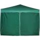 Ściana boczna bez okien do pawilonu 3 x 3 m - zielona