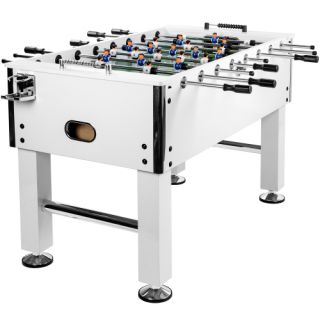 GamesPlanet Stół Piłkarski Profi Leeds 140 x 73 x 87cm biały