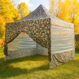 INSTENT PRO Namiot ogrodowy 3 x 3 m, leśny, 4 panele boczne