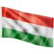 FLAGMASTER Flaga Węgier, 120 x 80 cm