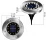 VOLTRONIC Lampa solarna z końcówką do ziemi 8 szt zimna biel