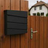 Skrzynka pocztowa Praga, antracyt  37 x 37 x 10 cm