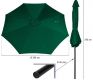STILISTA Parasol Market Ø 3 m, 180 g/m2, brąz + pokrowiec