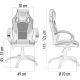 Fotel biurowy obrotowy GS Series  fioletowy