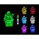 3D LED Lampa - Święty Mikołaj