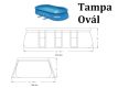 Basen Tampa owalny 5,49x3,05x1,07 m bez akcesoriów