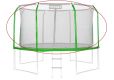 Zestaw osłon na trampolinę - zielony, 366 cm
