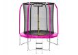 Marimex Trampolina 183 cm różowa + siatka zabezpieczająca +