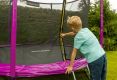 Marimex Trampolina 183 cm różowa + siatka zabezpieczająca +