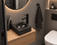 Kamienna umywalka Handwash Black