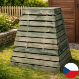 Kompostownik ogrodowy drewniany 800 l piramida – ekologiczny