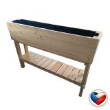 Podwyższona grządka drewniana 124,5x26x87 cm