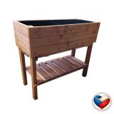 Podwyższona grządka drewniana 98,5x41x87 cm