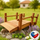 Drewniany ogrodowy mostek, 71 cm, impregnowany