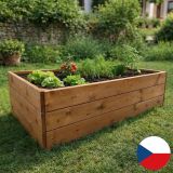 Kwietnik drewniany podniesiony 163 x 78 x 42 cm