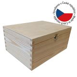 Drewniane pudełko organizacyjne, 28 x 13 x 21 cm