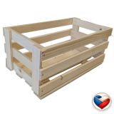 Drewniana skrzynka z litej sosny 23x8x15 cm bez wykończenia