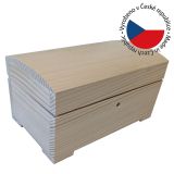 Drewniane pudełko zamykane, 20 x 11 x 12,5 cm