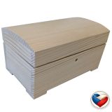 Drewniane pudełko zamykane, 20 x 11 x 12,5 cm