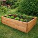 Drewniana podwyższona grządka, 156 x 96 x 36 cm