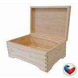 Drewniana skrzynka, sosna, 30 x 20 x 13 cm