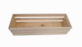 Drewniana obudowa na skrzynki na kwiaty, sosna, 49x16x12,5cm