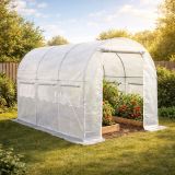 TUNEL FOLIOWY 200 X 350 CM (7 M2) FOLIA BIAŁA